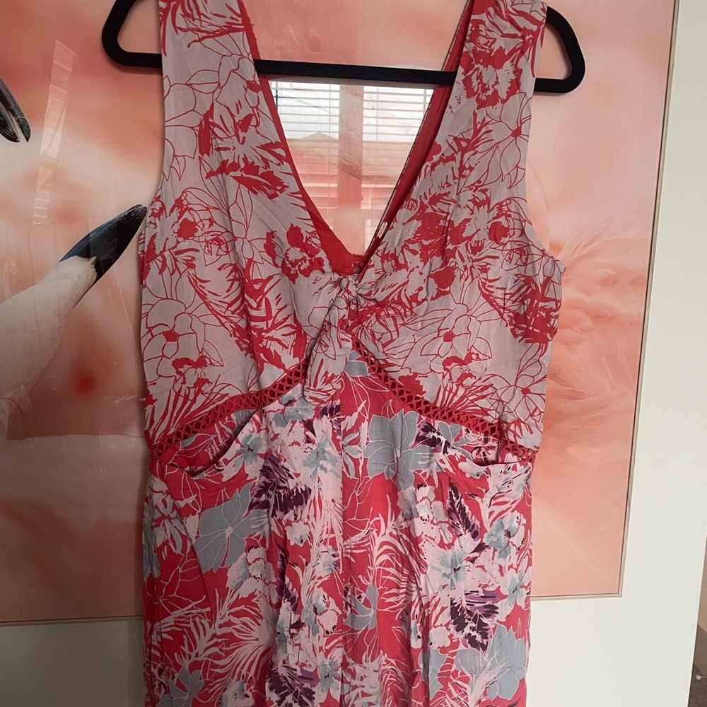 Free People Pink Floral Romper